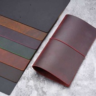 Note Books & Pads DIY Notebook Cover Crazy Horse Leather A5/A6/ Standard/ Pocket/ Passport Size Trav