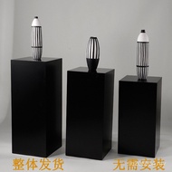 Container Display Stand Platform Hand-Made Solid Wood Display Stand Display Cabinet Live Baking Pain