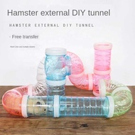 Hamster tunnel / Hamster tube/DIY maze tube connector of hamster cage accessories w/ external pipe
