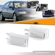 2pcs LED footwell Light glove box light cargo light for Audi 80 B1 B2 B3 B4 90 B2 B3 100 C2 C3 200 A