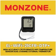 MONZONE | EL-WiFi-21CFR-DTP+ (High Accuracy 21CFR Remote WiFi Temperature Sensor Dual Channel Extern