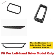 CJ7F คาร์บอนไฟเบอร์ด้านหลังปุ่มควบคุมประตูสำหรับvw Volkswagen Id.4 Id4 2021 - 2025 5B8Q6ตัวตัดโซ่ เค