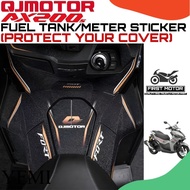 FUEL TANK STICKER COVER QJMOTOR AX200S AX 200S AX 200 S FUEL TANK / METER STICKER COVER (ACCESSORIES