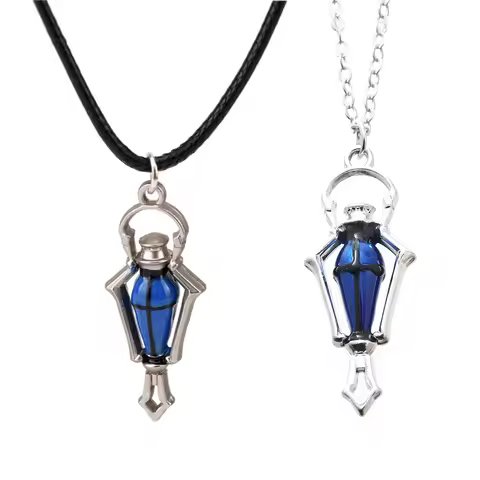 Genshin Impact Lightkeepers Flins Cosplay Pendant Anime Kyryll Chudomirovich Flins Metal DIY Necklac