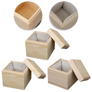 [PACE] Wooden pine box storage box wooden lined packaging box