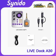 Synido LIVE Dock A30 Wireless UFO Live Streaming External Sound Card Phone Computer Musical Instrume
