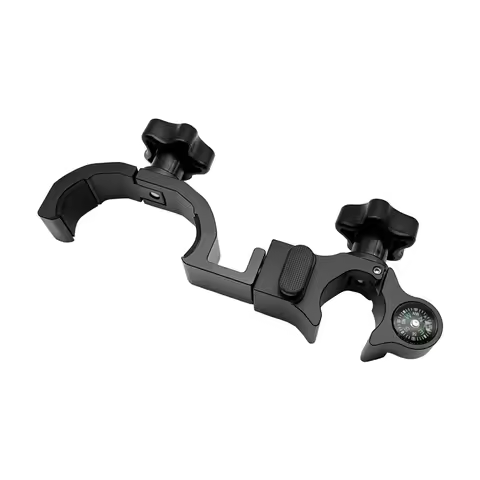 New Data Ranger Mount Range Clamp With Compass &69-79mm width Open Data Collector Cradle Pole Holder