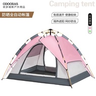 Outdoor Camping Tent Automatic Pink Tent Portable Park Camping Thickened Sunscreen Tent Exclusive for Cross-Border