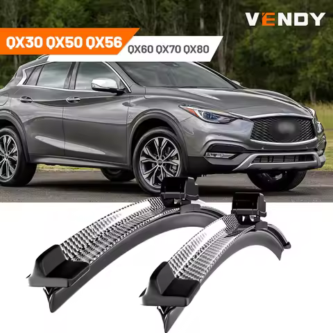 For Infiniti QX30 QX50 QX56 QX60 QX70 QX80 2003-2019 2pcs Front Windshield Wiper Blades Windscreen W