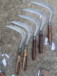 alat pertanian Arit rumput asli baja per