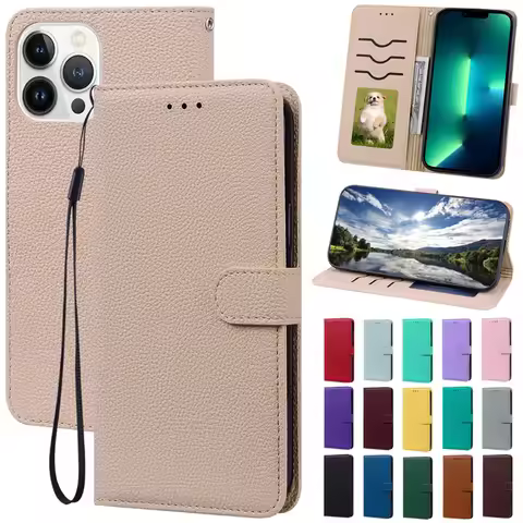 Color Leather Flip Case For Oneplus 9 9R 9RT 6 6T 7 7T 8 8T 10 Pro One Plus Nord 5G N10 N100 Wallet 