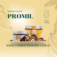 Paket Promil lengkap buah zuriat Madu Yaman marai Habbatusauda Paket