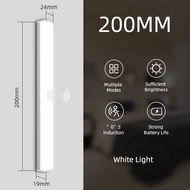 CANMEIJIA Motion Sensor โคมไฟติดผนัง LED ตู้ครัวแสง USB แบบชาร์จไฟเหนี่ยวนำโคมไฟบันไดตู้เสื้อผ้าห้องนอนไฟกลางคืนบาร์ 20/30/50 ซม.