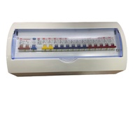 18.5 WAY 1 ROW WHITE【FULL SET】CONSUMER BOX 电闸盒 单排 ELECTRIC KOTAK SUIS BARIS MAIN ELECTRICAL BOX DB B