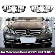 Black Car Front Bumper Kidney Grill Grilles for Mercedes-Benz E Class W212 Pre-facelift E250 E300 E3