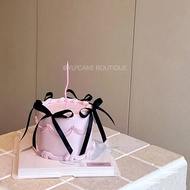 Satin Ribbon Ribbon Cake Decoration Satin Ribbon 1cm Cake Ribbon Aesthetic/ Cake Topper Ribbon