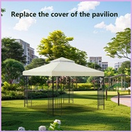 Gazebo Top Replacement Gazebo Canopy Top Waterproof Shade Roof with Double Layer for Barbeque Garden
