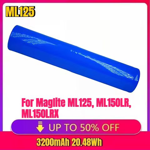 For Maglite ML125, ML150LR, ML150LRX 6.4V 3200mAh Flashlight High Quality Replaceable Battery