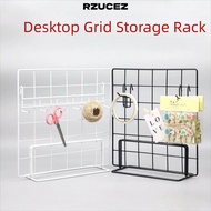 RZUCEZ Display Rack, Grid Frame with Base Storage Rack, Modern Grid Metal Jewelry Booth Rack For Gri