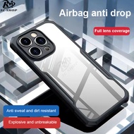 Clear Acrylic Armor Camera Lens Protection Case For iPhone 16 15 14 13 13 Mini 12 12 Mini 11 8 7 6 6