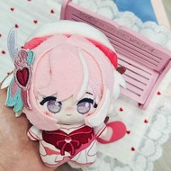Honkai Impact Rd Elysia Plush Doll Mini Cotton Keychain Pink Hair Game Character Soft Plushie