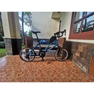 [ Ori] Folding Bike/ Sepeda Lipat Tyrell Fx/ 2Nd Warna Biru Sparkling