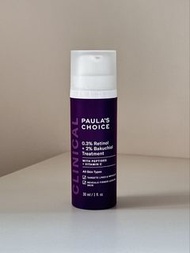 現貨 Paula’s Choice 0.3% Retinol + 2% Bakuchiol Treatment 30ml 寶拉珍選0.3%視黃醇+2%補骨脂酚精華