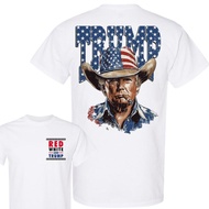 Western Trump 4th Of July Shirt, Preppy Trump Shirt, 4th Of July Red White And Trump Shirt,