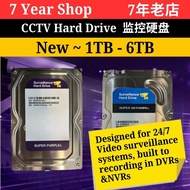 3.5" SUPER PURPLE/ SKYHAWK Surveillance hdd 1TB/2TB/3TB/4TB/5TB/6TB HDD DVR NVR Hard diskCCTV