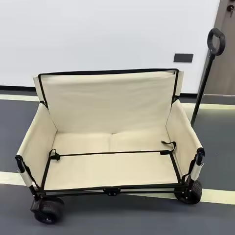 Multifunctional seat car Outdoor camping cart Picnic pulling trolley Factory formulates production S