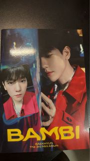 代友出 邊伯賢 SOLO3 Baekhyun小卡 Bambi 專輯連小卡