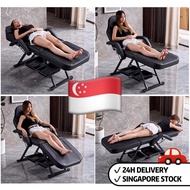 [READY STOCK - SG DISTRIBUTOR] Reclinable Beauty Chair Bed Massage Bed Embroidery Cosmetic Massage Bed Tattoo Chair Bed