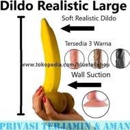 DILDO SOFT REALISTIC LARGE SIZE | MASTURBASI UKURAN BESAR SEXTOYS