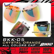 BIKKO VISOR BKK-05 CRYSTAL ORANGE ARMY GREEN/BLACK/BROWN/WHITE-CAP FOR MS88, MHR, SGV (SIANG-MALAM)