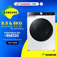 Samsung 19/11kg 17/10kg 10/6kg 8.5/6kg Front Load Washer Dryer with AI Ecobubble™