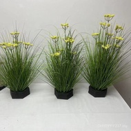 B & B Floor-standing Guide Potted Plant Reed Grass Simulation Decoration Hotel Wedding Restaurant La
