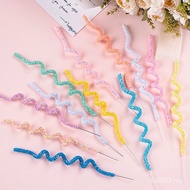 Baking Cake Decoration Color DIY Plastic Soft Strip Plug-In Birthday Party Twist Stick Dress Up S7VT