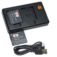 Replacement for 2X NB-11L Battery + Rapid Dual Charger with Micro USB Cable Compatible Canon PowerSh