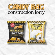 chip bag chip bag lorry chip bag birthday goodies happy birthday contruction lori