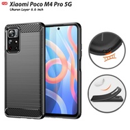 Case Xiaomi Poco M4 Pro 5G Softcase iPaky Carbon