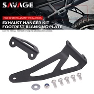 For CFMOTO 450MT Rear Footrest Blanking Plate Fit CF-MOTO IBEX 450 MT MT450 Motorcycle Foot Peg Remo