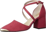 011-0053-1729 Red Suede 23 2E Pumps, red suede, 6 US