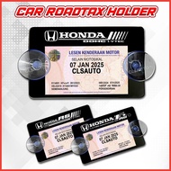 Car Roadtax Holder 2025 Acrylic Small Accessories For Honda City Jazz Civic BRV HRV