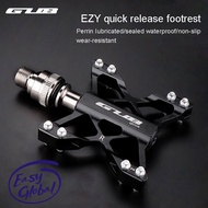 GUB QR-009 Bicycle Quick Release Pedals Folding Bike Aluminium Peeling Pedals Bicycle Tuning For Brompton For DAHON