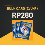 pokemon indonesia bulk kartu common uncommon rare original