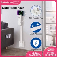 [SG] Outlet Extender Adjustable Length Rotatable Plug Power Outlets Extender for Sofa Bedroom
