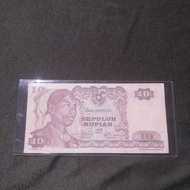 10 Rupiah 1968 Uang kuno Indonesia Panglima Sudirman 