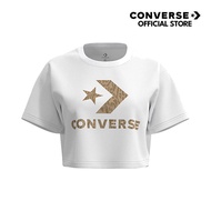 CONVERSE เสื้อ STAR CHEVRON SPORTY CROPPED OS TEE WHITE ผู้หญิง 142T863AF_H5WTXX