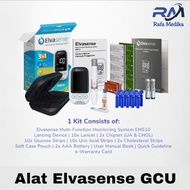 Alat Elvasense GCU Alat Cek Gula Darah 3in1 Elvasense