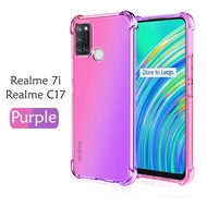 Carristo Realme 7i / Realme C17 Anti-Shock Case Cover Rainbow Aurora TPU Soft Casing Housing